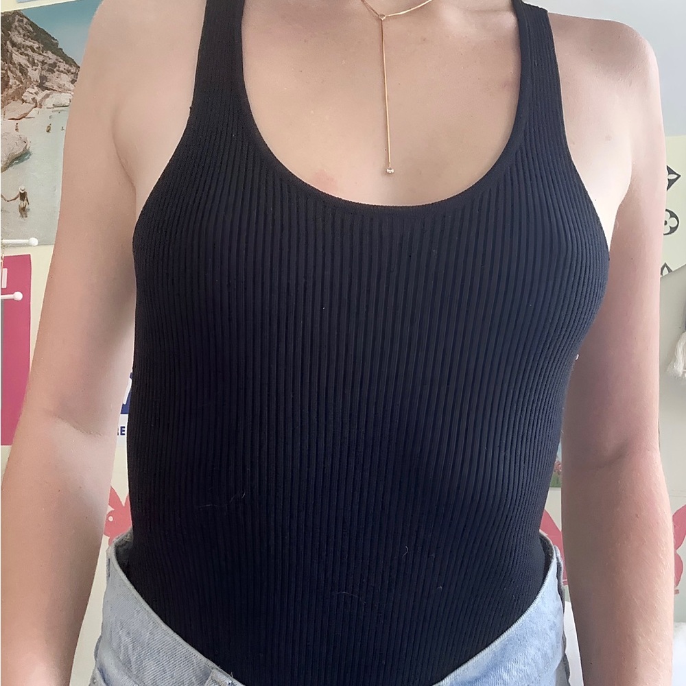 Basic black bodysuit